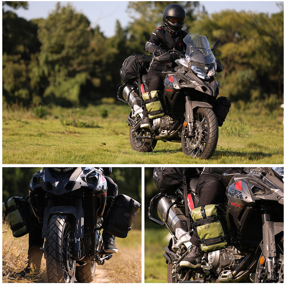 RHINOWALK MT2206 6L Waterproof Motorcycle Side Storage Bag Motorbike Side Bumper Bag RHINOWALK MT2206 6L Waterproof Motorcycle Side Storage Bag Motorbike Side Bumper Bag